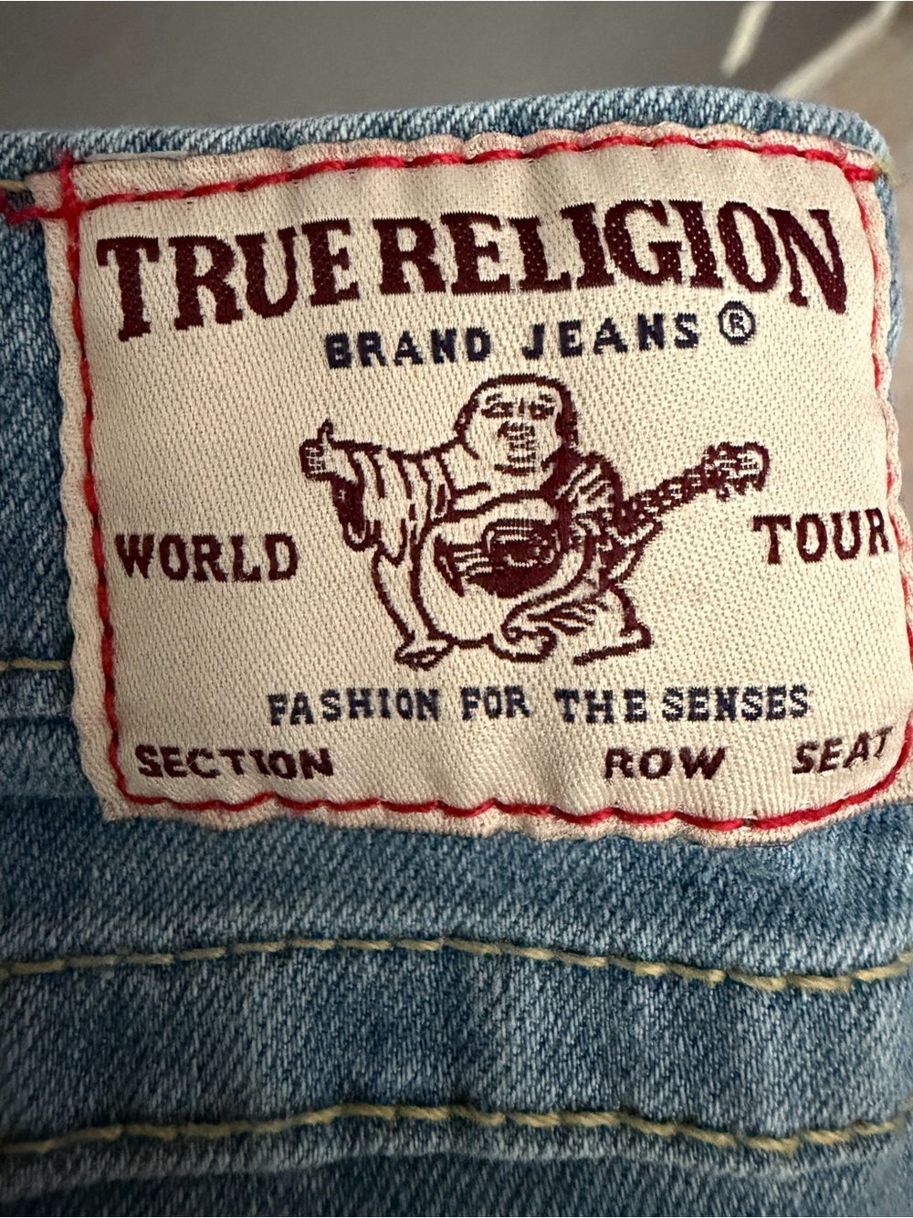 True Religion Kids Light Blue Denim Jeans with Patch